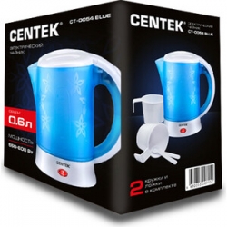 Эл.чайник Cеntek CT-0054 0,6 л. (2чашки+2ложки)