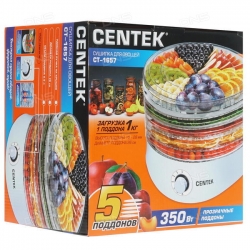 Эл.сушилка д/овощей Centek СТ-1657  350 Вт.