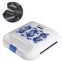 Эл.сендвичница ВА-206 Гжель 750 Вт.