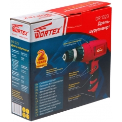 Дрель-шуруповерт  Wortex DR1323 350 Вт.