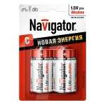 Батарейка NAVIGATOR  С  R14 (уп.-2) /94760/