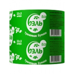 Туалетная бумага БЭЛЬ 33 метра   (уп.-30)