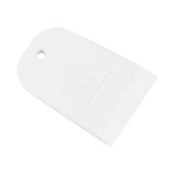 Шпатель резиновый белый  40 мм. /35265/