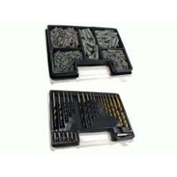 Набор сверла+дюбеля+насадки 300 пр. /72577/