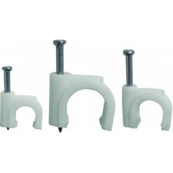 Скобы электроуст. 5 мм. круглые /50шт./  /47514/