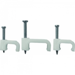 Скобы электроуст. 6 мм. прямоуг. (50 шт.) /47534/