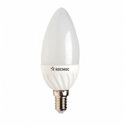 Лампа ОНЛАЙТ диодная С37-10-6.5К-Е14 свеча /61958/