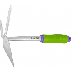 Мотыжка комбин.2-зубая с пл. ручкой /63005/