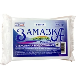 Замазка 0.4 кг. белая /Рязань/ (уп.-27 шт.)