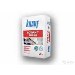 Шпатлевка гипсовая финишная Ротбанд Финиш 25 кг. Шпатлевка гипсовая финишная Ротбанд Финиш 25 кг.