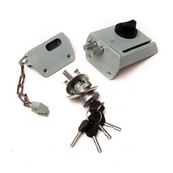 Замок накл. ЗНД -1АК с цепоч. /Рязань/ (уп.-20)